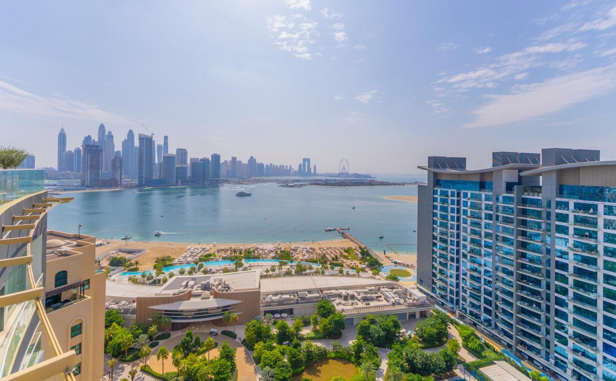 Studio With Private Beach Access At Palm Jumeirah Дубай Экстерьер фото