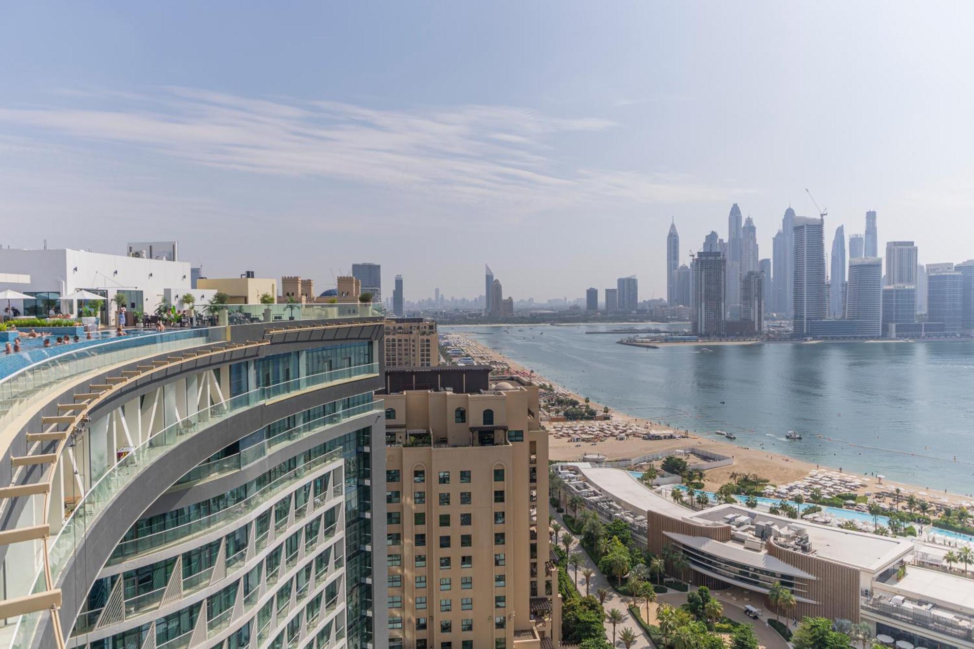Studio With Private Beach Access At Palm Jumeirah Дубай Экстерьер фото