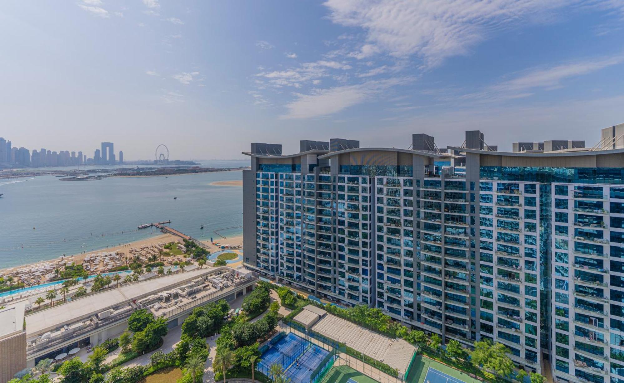 Studio With Private Beach Access At Palm Jumeirah Дубай Экстерьер фото
